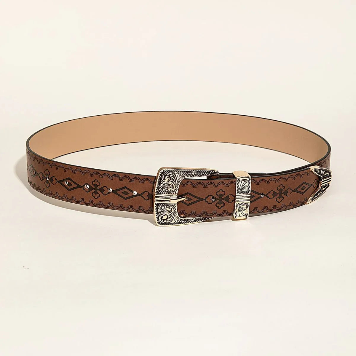Women's Fashion Western Style Patterned Belt - NuaVibe
