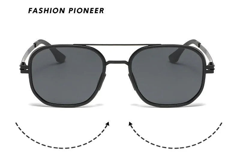 Metal polarized UV protection sunglasses - NuaVibe