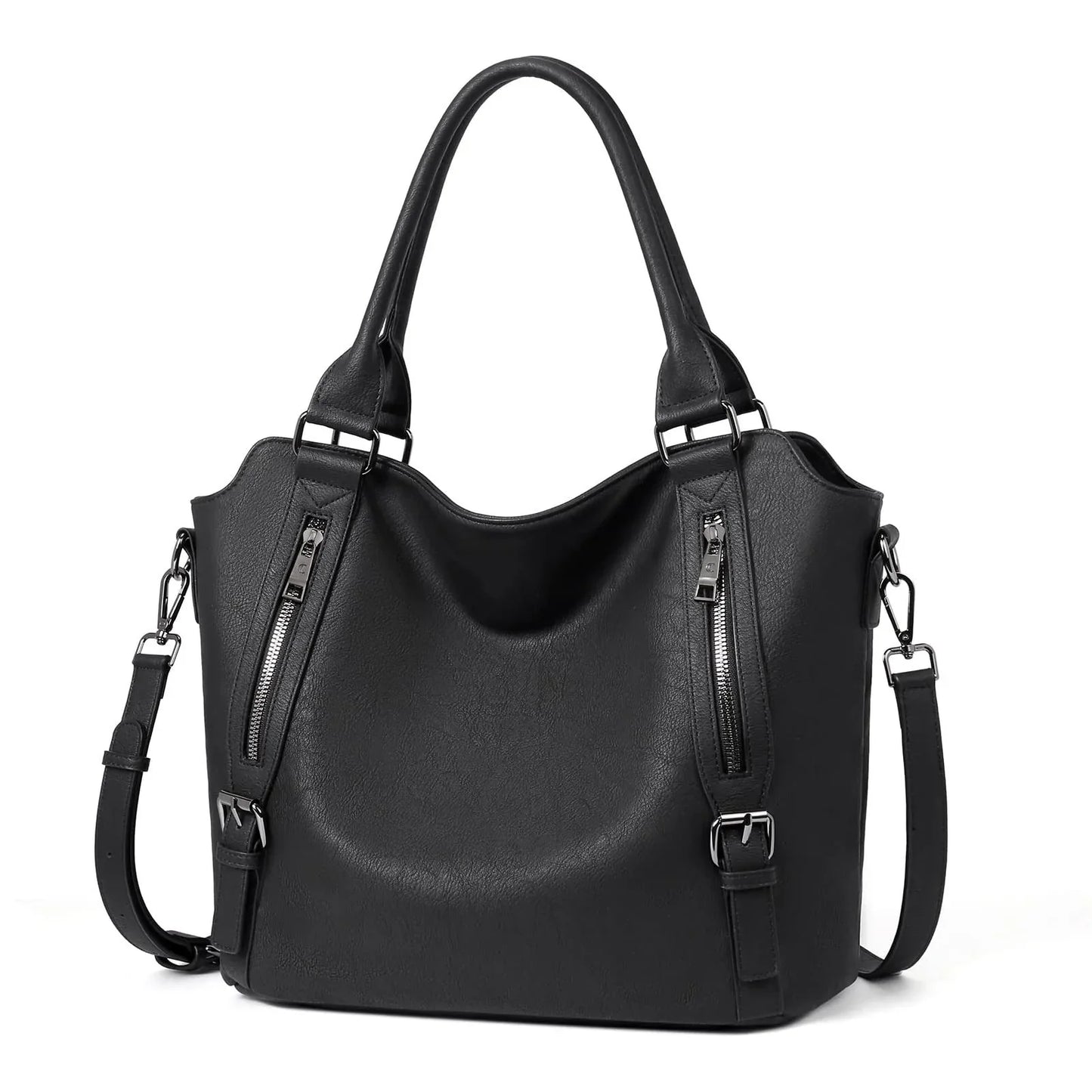 Retro style large capacity shoulder crossbody tote bag - NuaVibe