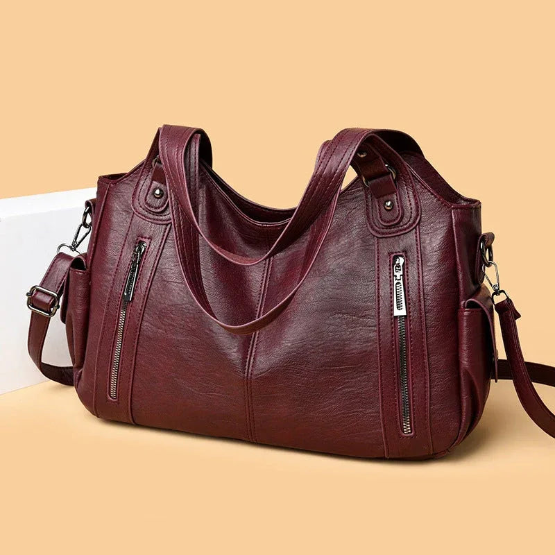 Fashionable rivet high-end large-capacity tote bag - NuaVibe