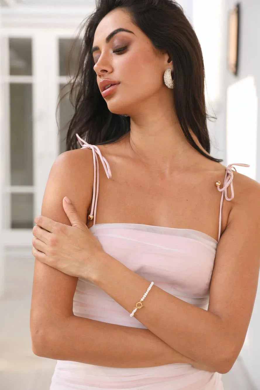 18K Gold Plated All Tied Up Here Bracelet - NuaVibe