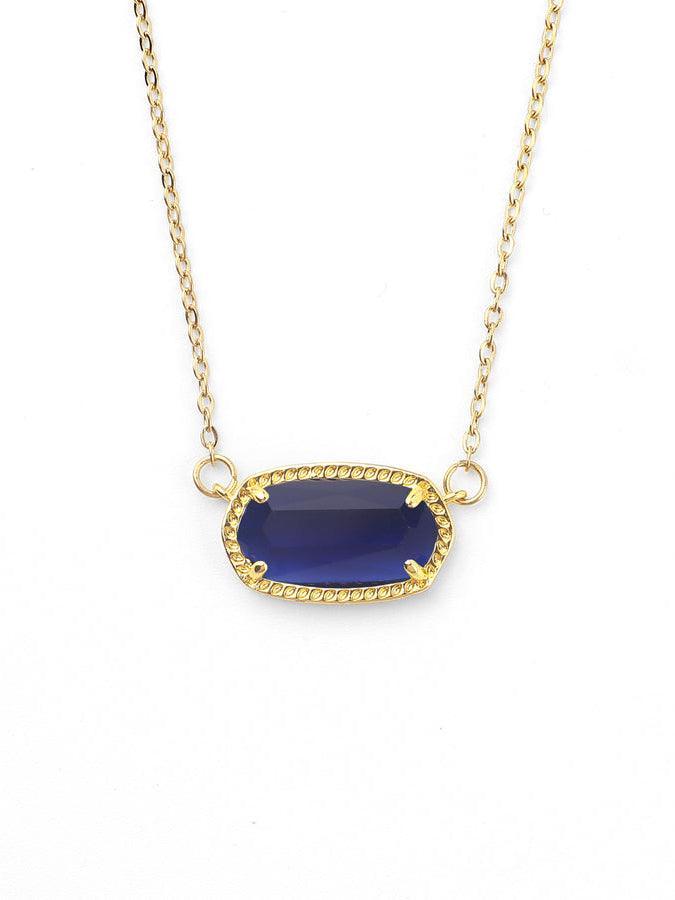 Oval Birthstone Pendant Necklace - NuaVibe