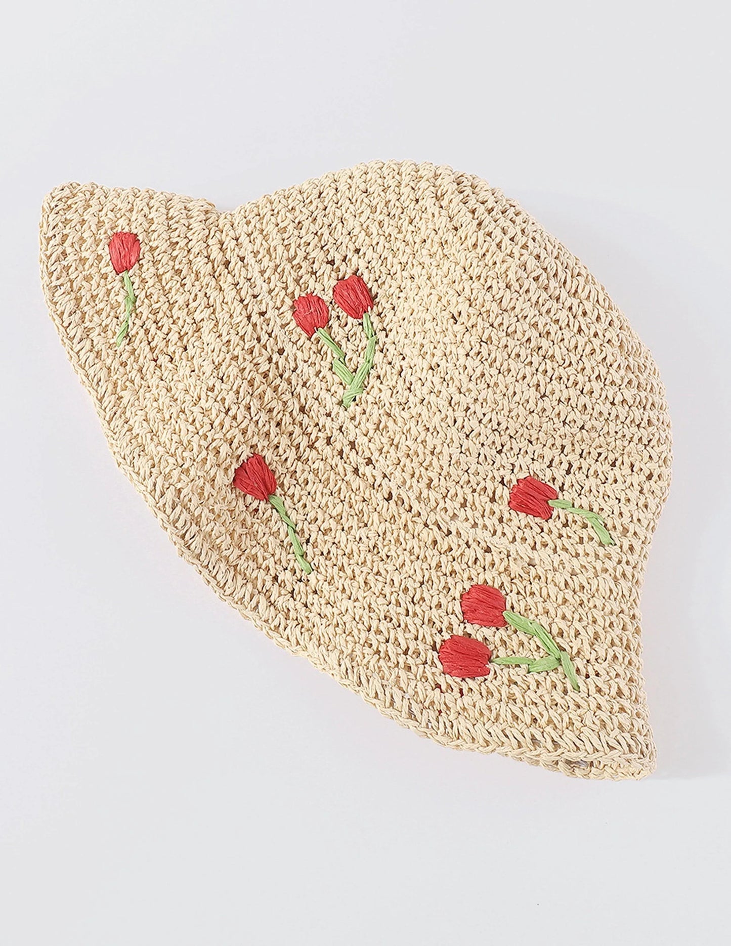 Woven Flower Bucket Hat - NuaVibe