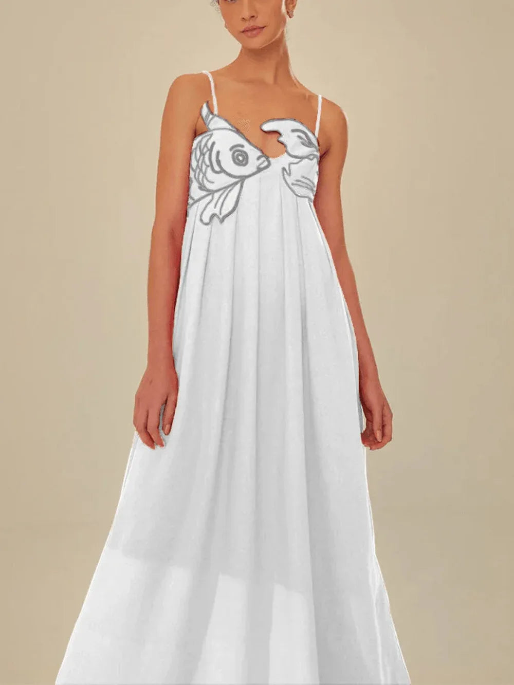 Fish Top Maxi Dress - NuaVibe
