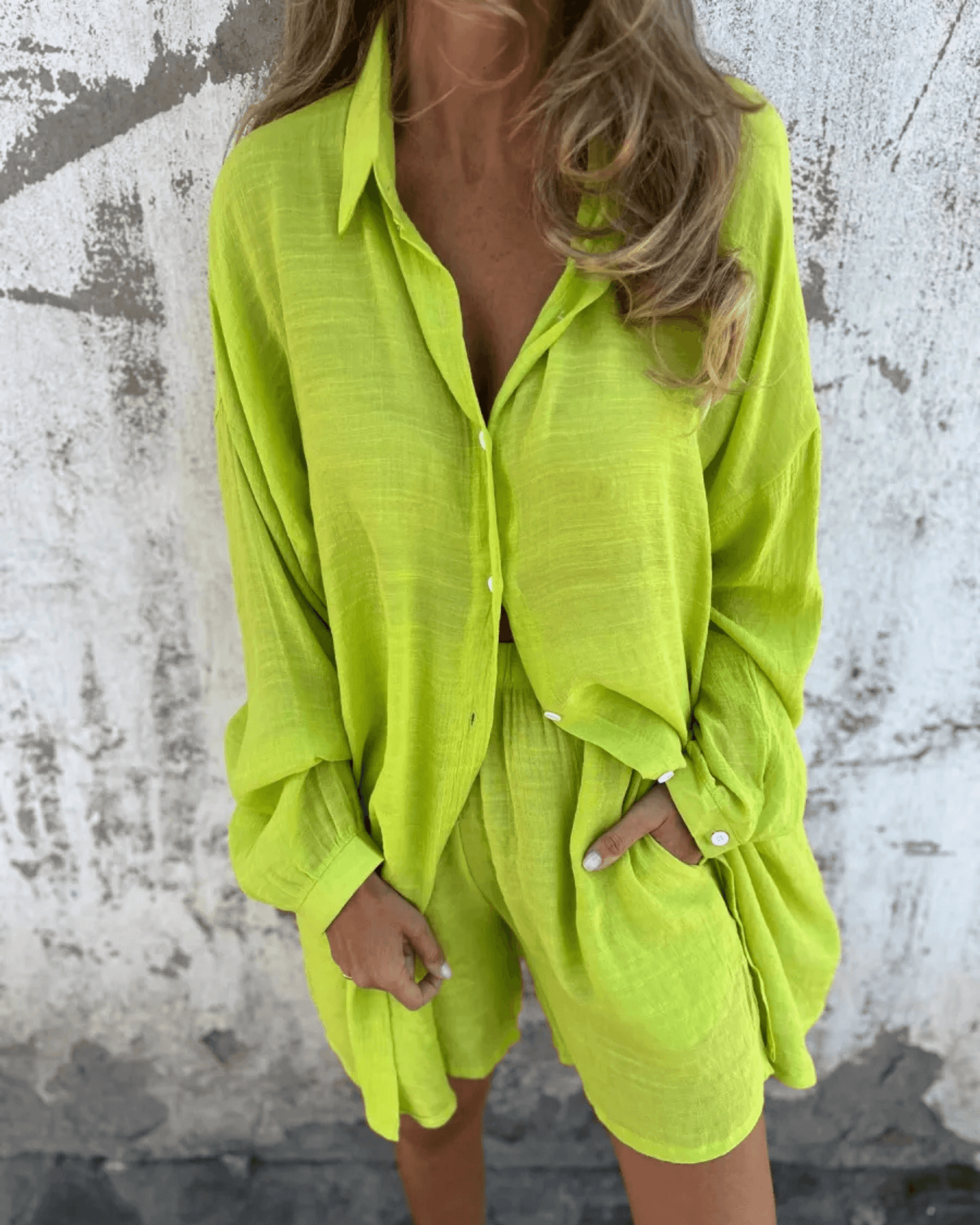 Casual Shirt & Shorts Set