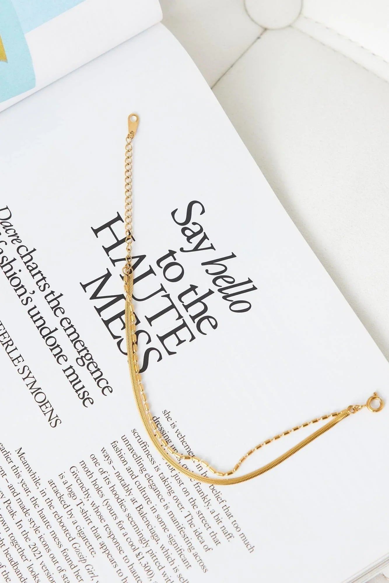 18k Gold Aurelian Vibes Bracelet Gold - NuaVibe