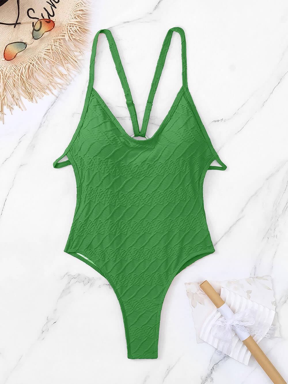 Backless One Piece Swimsuit - NuaVibe