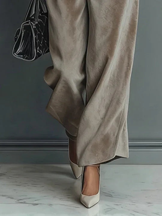 Women's turtleneck casual warm velvet suit - NuaVibe