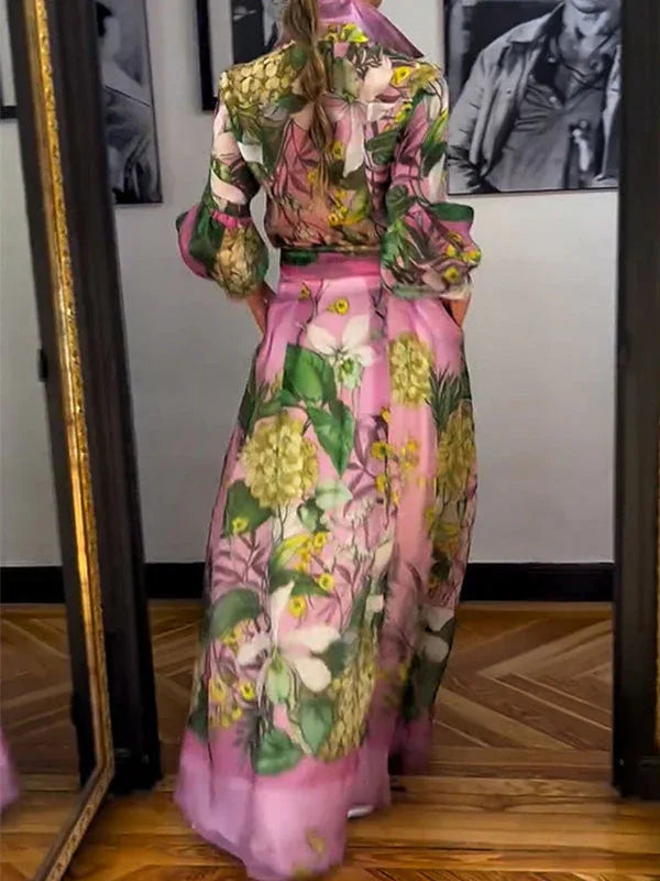 Fashionable and elegant printed skirt - NuaVibe
