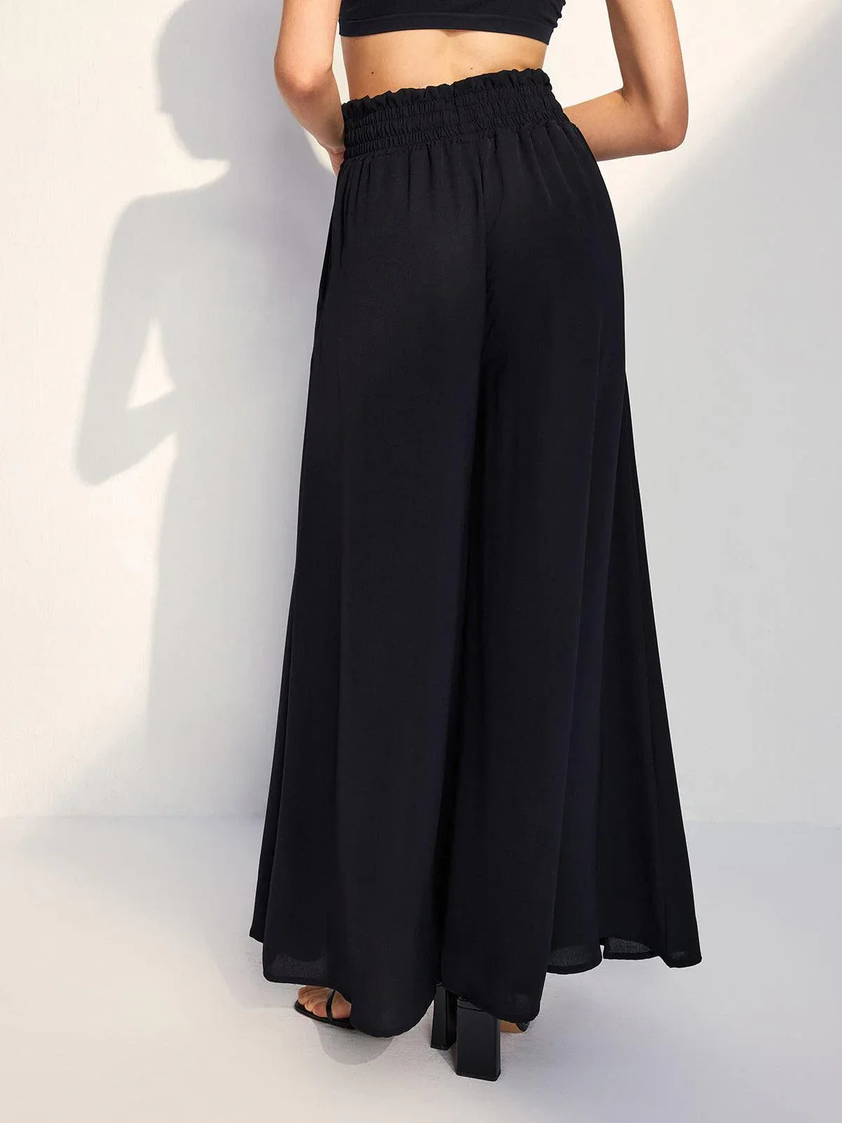 Casual Drawstring Elastic Waist Pants - NuaVibe