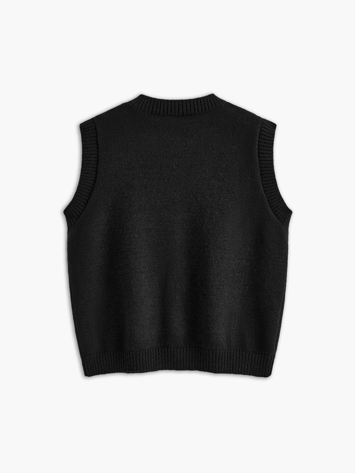 Casual Button Up Sweater Vest - NuaVibe