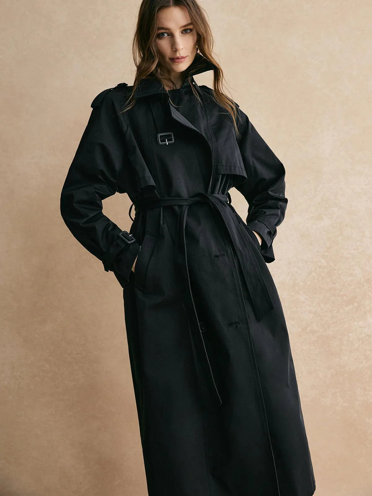 Casual Pockets Long Trench Coat - NuaVibe