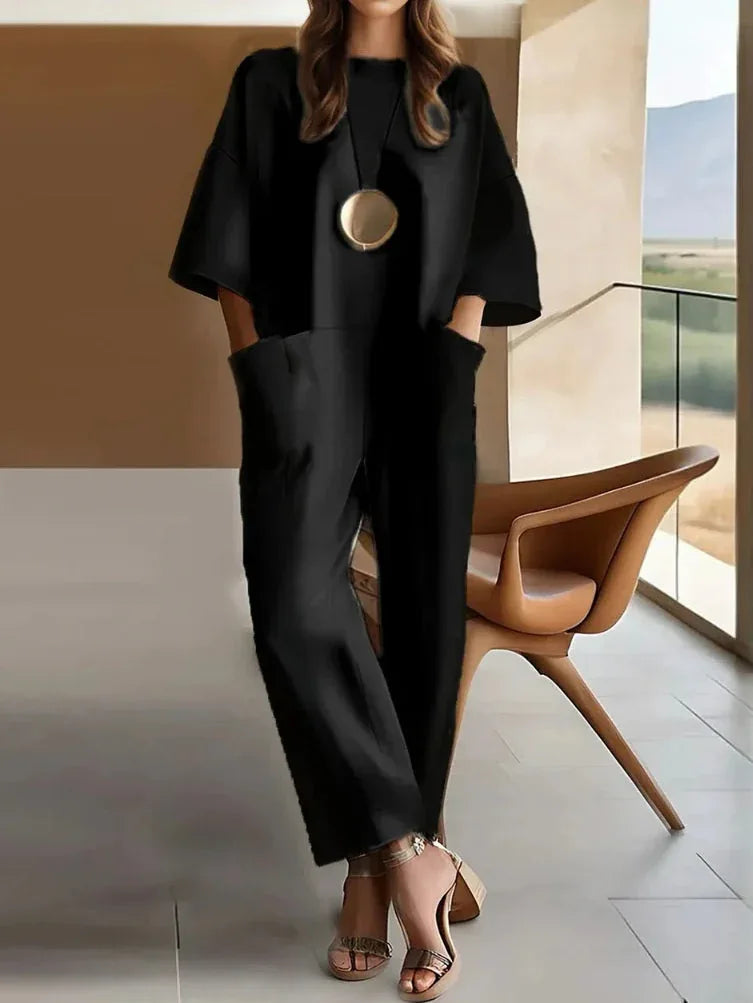 Cotton Stretchy Loose Jumpsuit - NuaVibe
