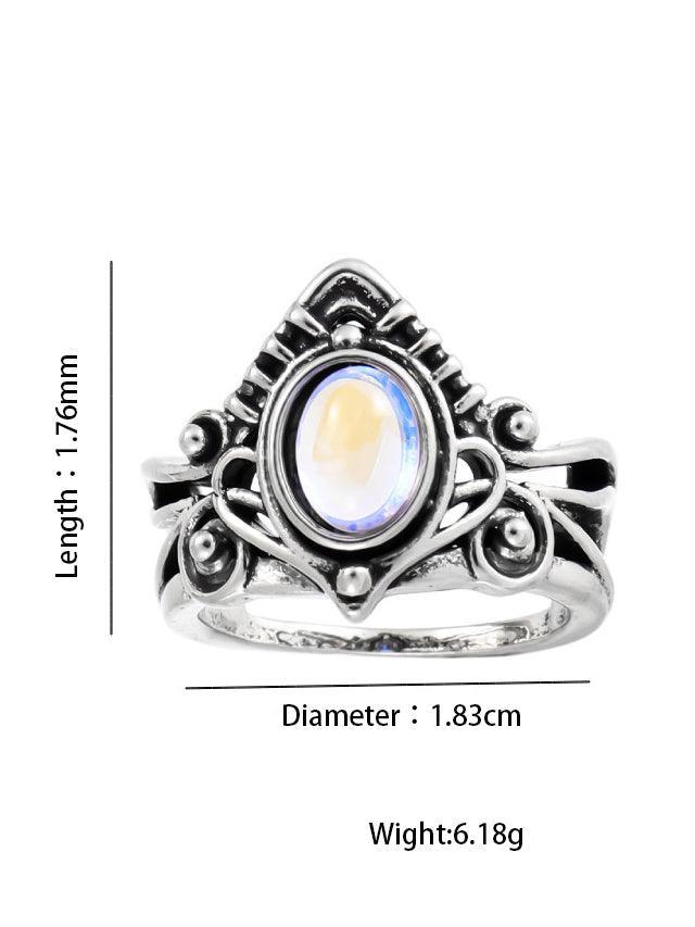 Vintage Moonstone Ring - NuaVibe