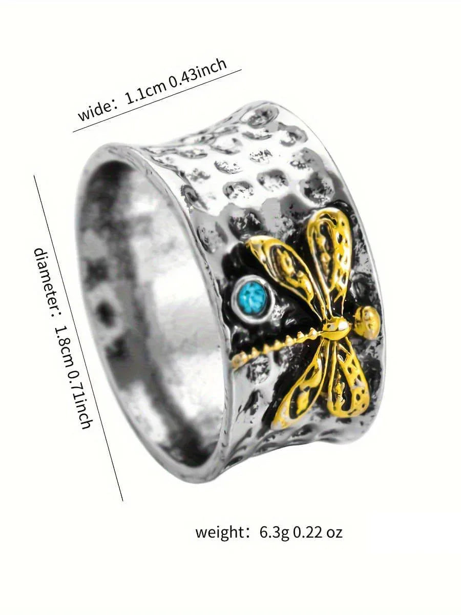 Aquamarine Insect Ring - NuaVibe