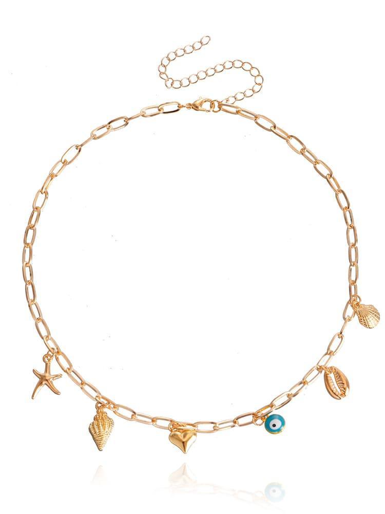 Spiral Shell Seastar Necklace - NuaVibe
