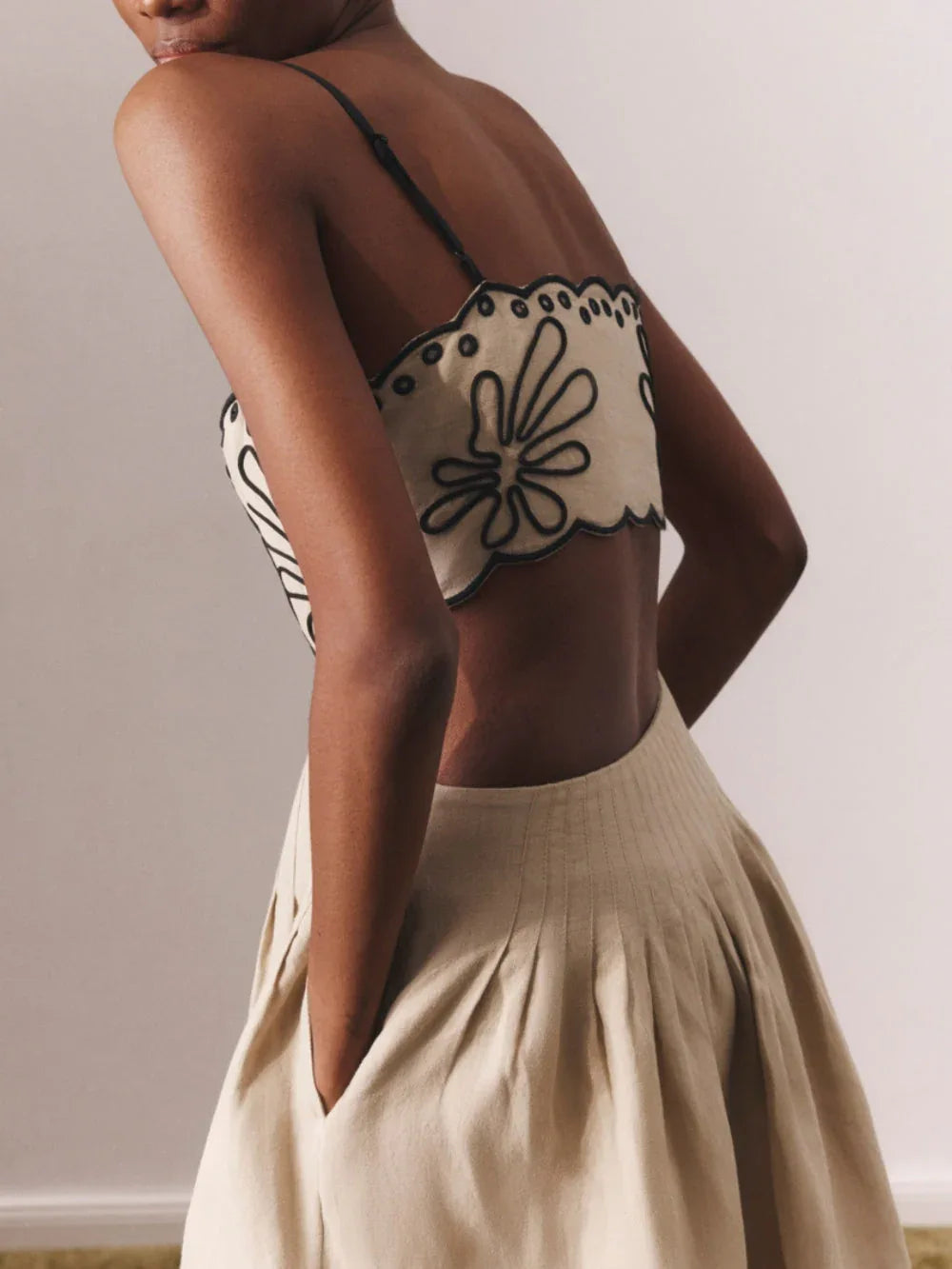 Summer Print Strap Midi Dress - NuaVibe