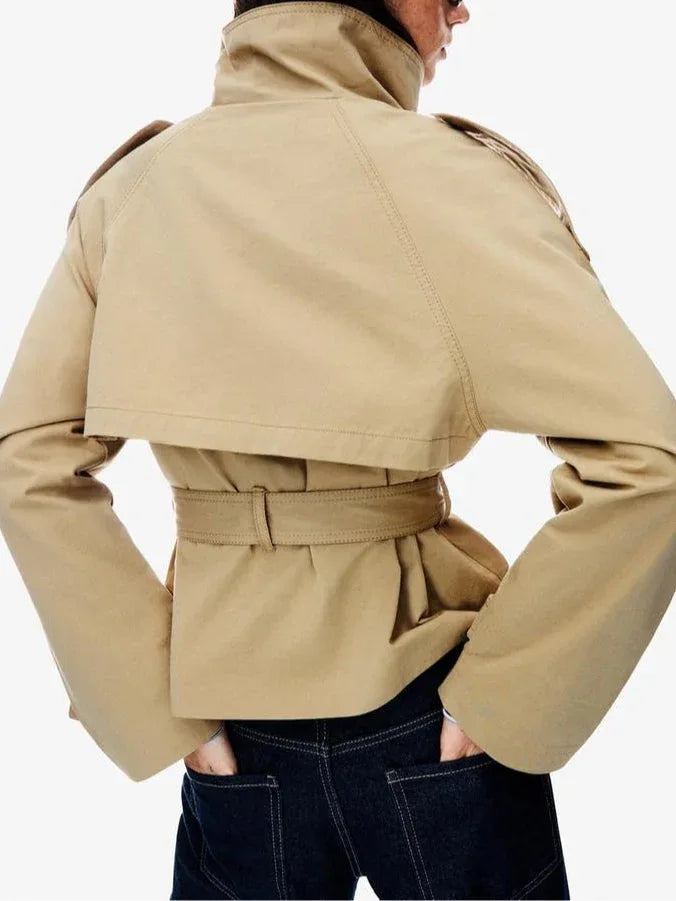 Early Fall Short Trench Jacket - NuaVibe