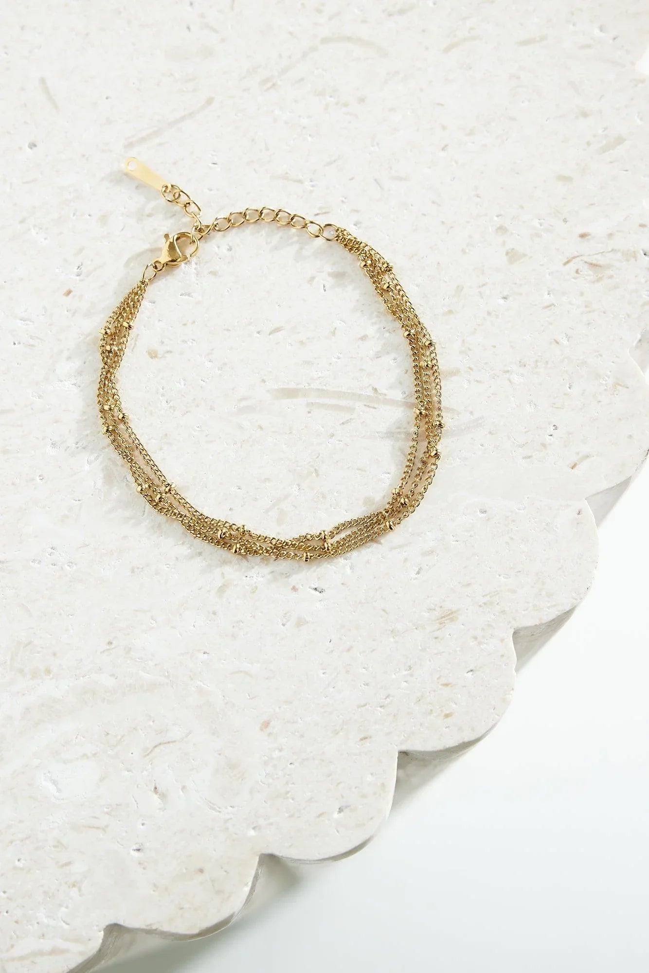 18k Gold Plated Dream Piece Bracelet Gold - NuaVibe
