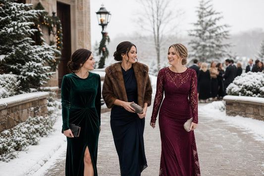Winter Wedding Guest Dresses with Sleeves: Warm & Chic