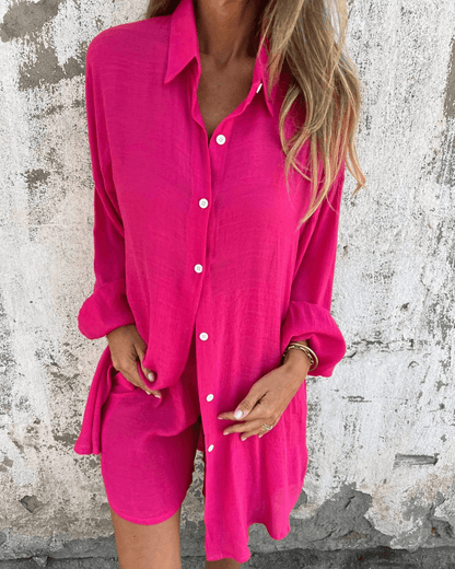 Casual Shirt & Shorts Set