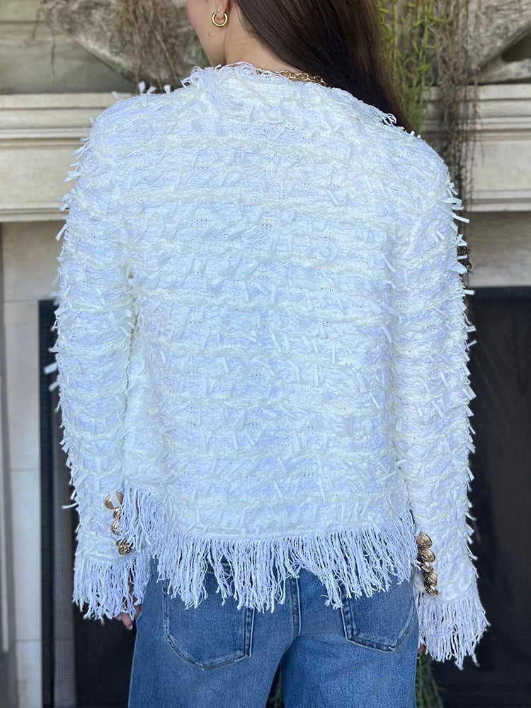Tassel Elegant Cardigan Jacket