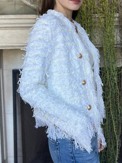 Tassel Elegant Cardigan Jacket