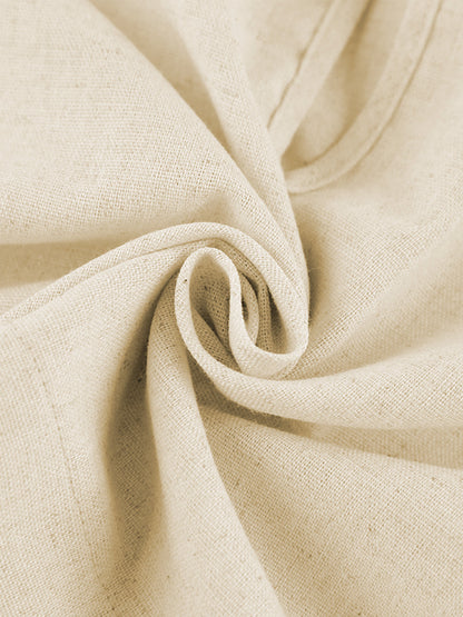 Linen Two Piece Wide Leg Pants Set