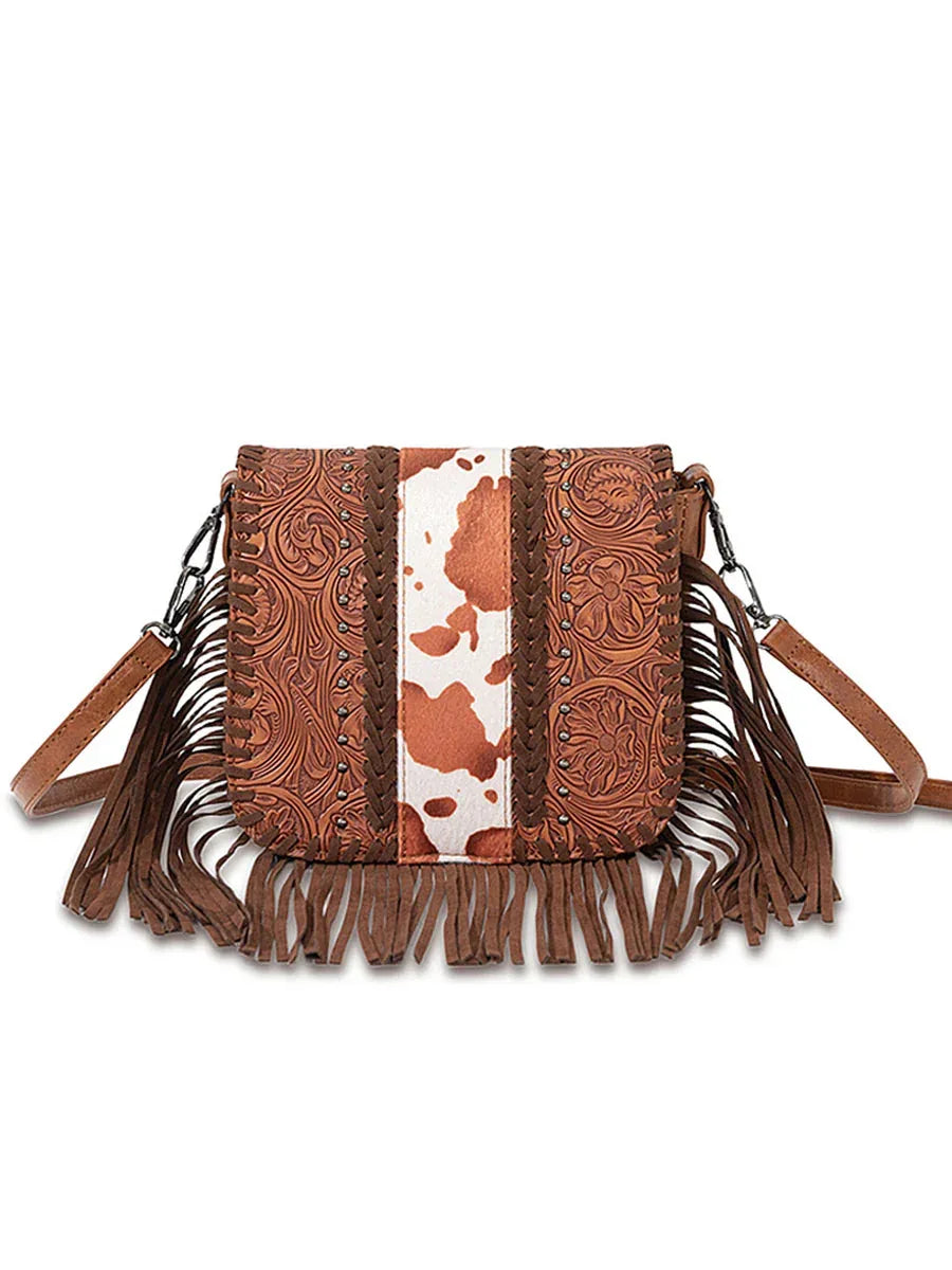 Bohemian Ethnic Style Tassel PU Bag - NuaVibe