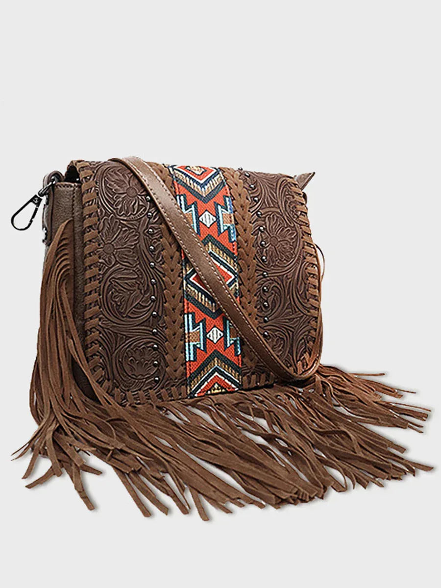 Bohemian Ethnic Style Tassel PU Bag - NuaVibe