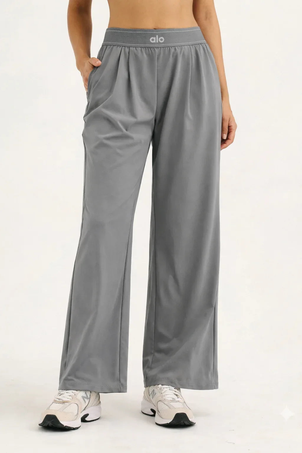 Women's High-Waisted Wide-Leg Sweatpants - NuaVibe