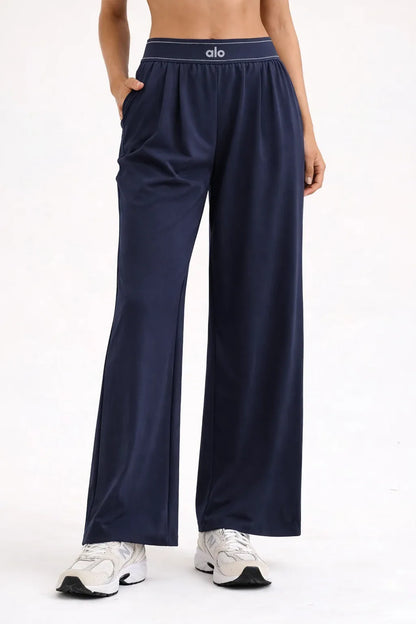 Women's High-Waisted Wide-Leg Sweatpants - NuaVibe