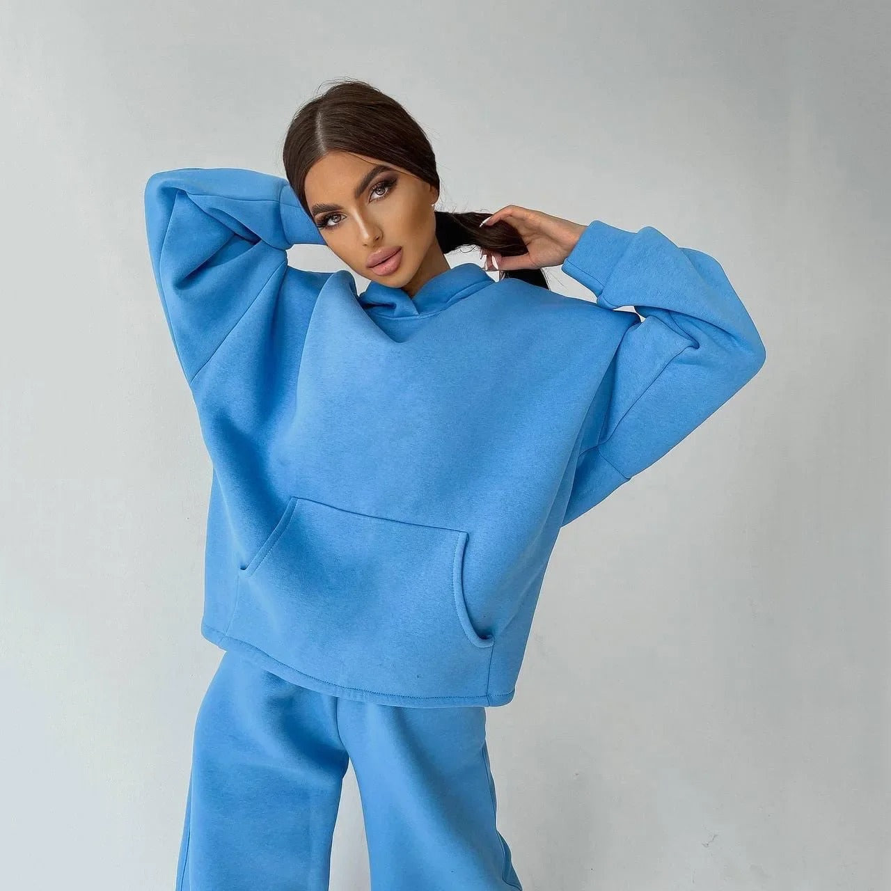 Cozy Oversized Hoodie Set for Women
