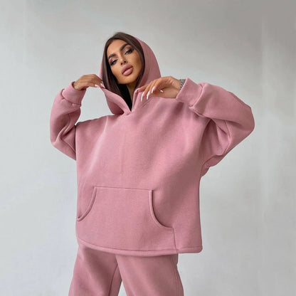 Cozy Oversized Hoodie Set for Women