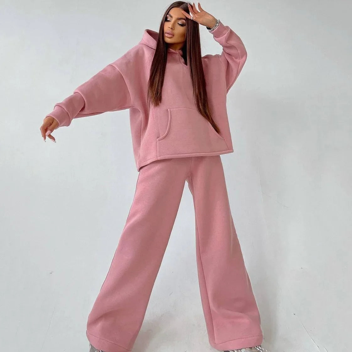Cozy Oversized Hoodie Set for Women