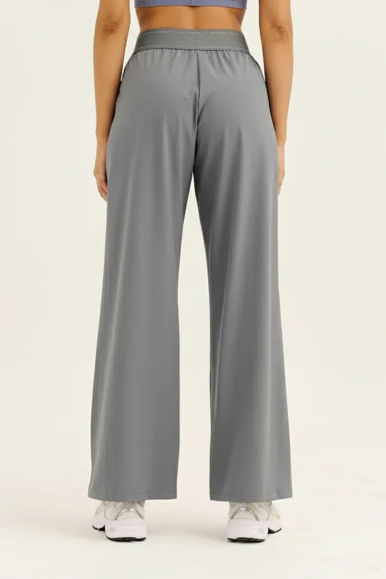Women's High-Waisted Wide-Leg Sweatpants - NuaVibe