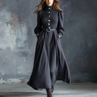 Black Knitting Dress